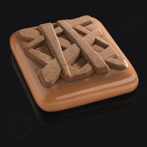 STAMPO IN SILICONE TOP SHANGHAI 300 X 175 MM 2 IMPRONTE 135 X 135 X H 10 MM - VOL. 88 ML + TOP13S - PAVONI ITALIA