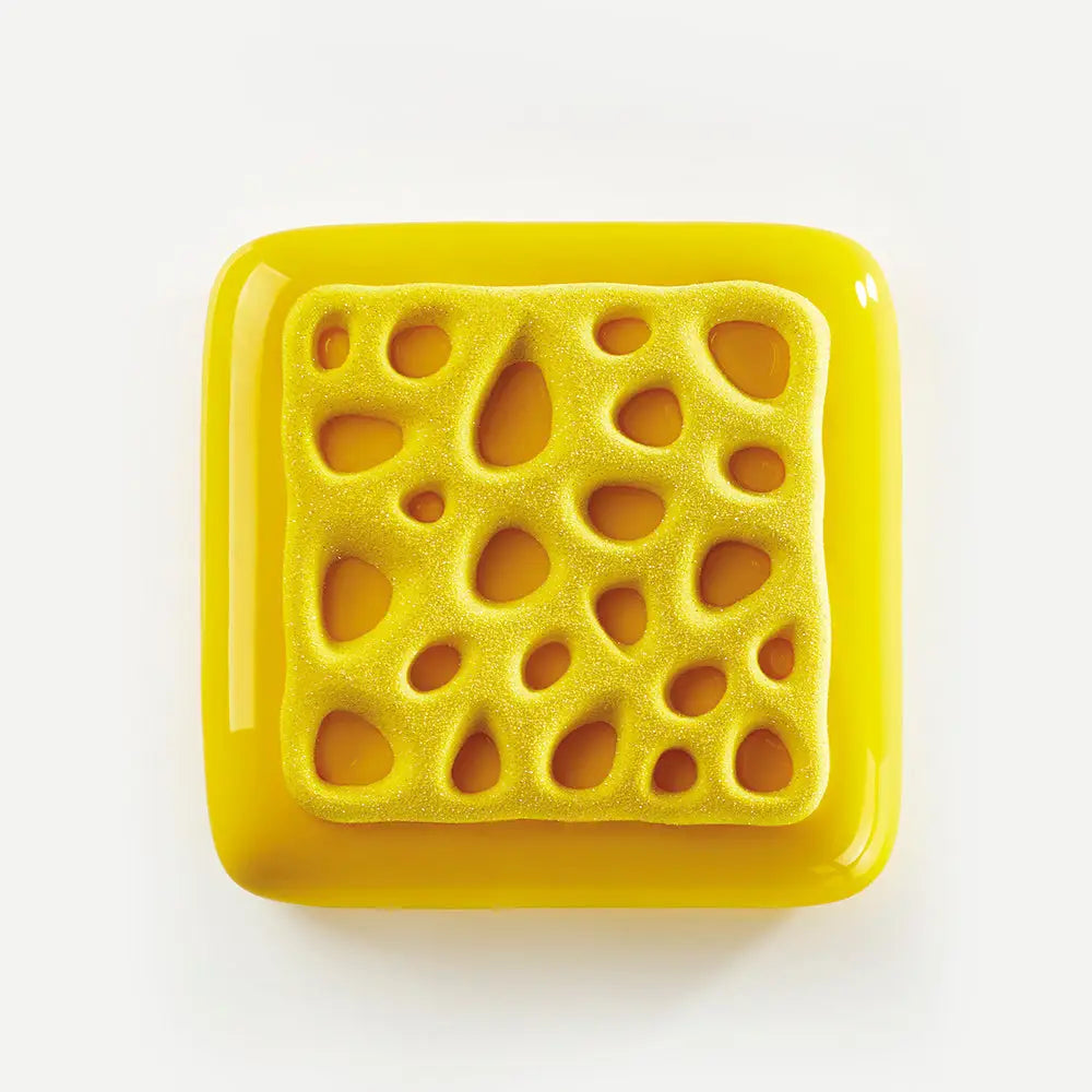 STAMPO IN SILICONE TOP SPONGE 300 X 175 MM 2 IMPRONTE 135 X 135 X H 10 MM - VOL.80 ML + PA - TOP02S - PAVONI ITALIA