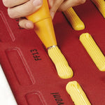 STAMPO MICROFORATO ÉCLAIR 600 X 400 MM - 24 IMPRONTE 125 X 25 X H 5 MM - FF13 - PAVONI ITALIA - STAMPI