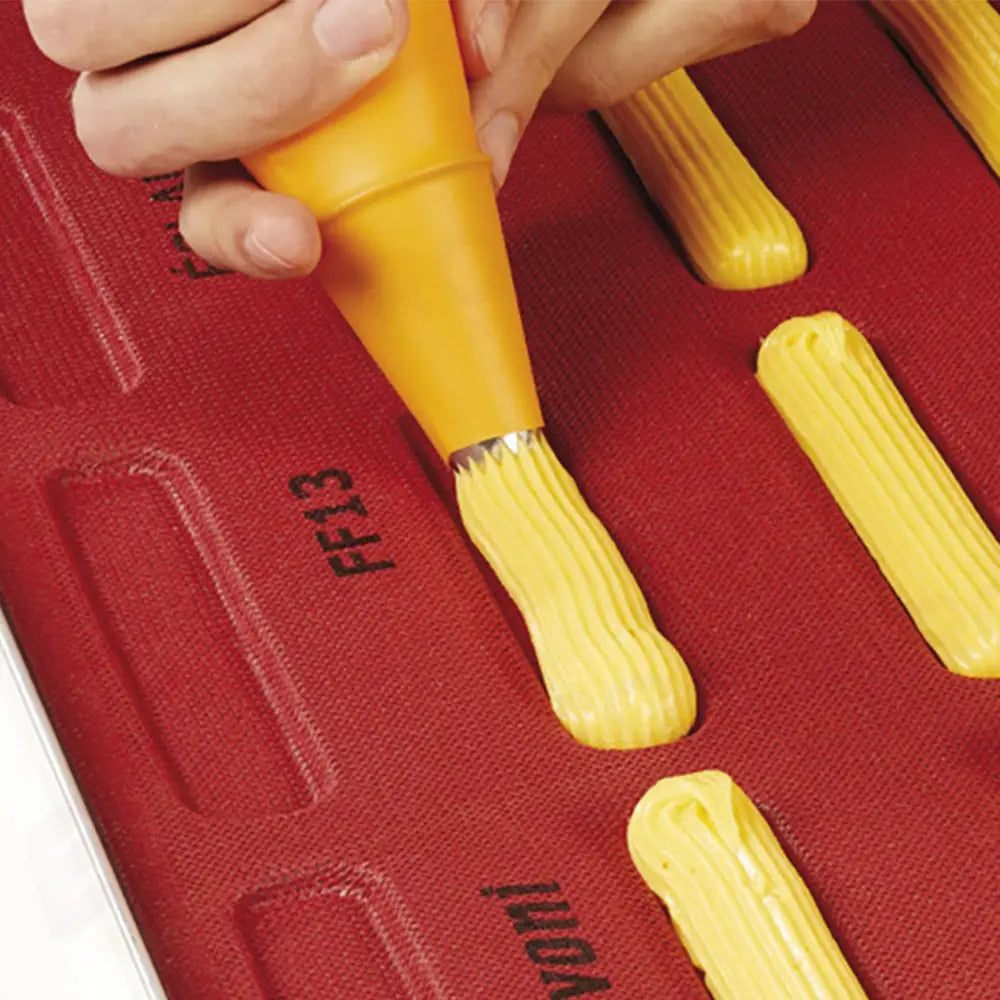 STAMPO MICROFORATO ÉCLAIR 600 X 400 MM - 24 IMPRONTE 125 X 25 X H 5 MM - FF13 - PAVONI ITALIA - STAMPI