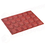 STAMPO MICROFORATO FORMASIL 400 X 300 MM FORME QUADRATE - 24 IMPRONTE SUP. 45 MM INF. 37 MM X H 16 MM VOL. 27 ML
