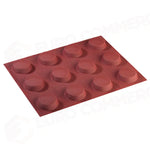 STAMPO MICROFORATO FORMASIL 400 X 300 MM FORME TONDE - 12 IMPRONTE Ø SUP. 65 MM Ø INF. 55 MM X H 20 MM VOL. 57 ML