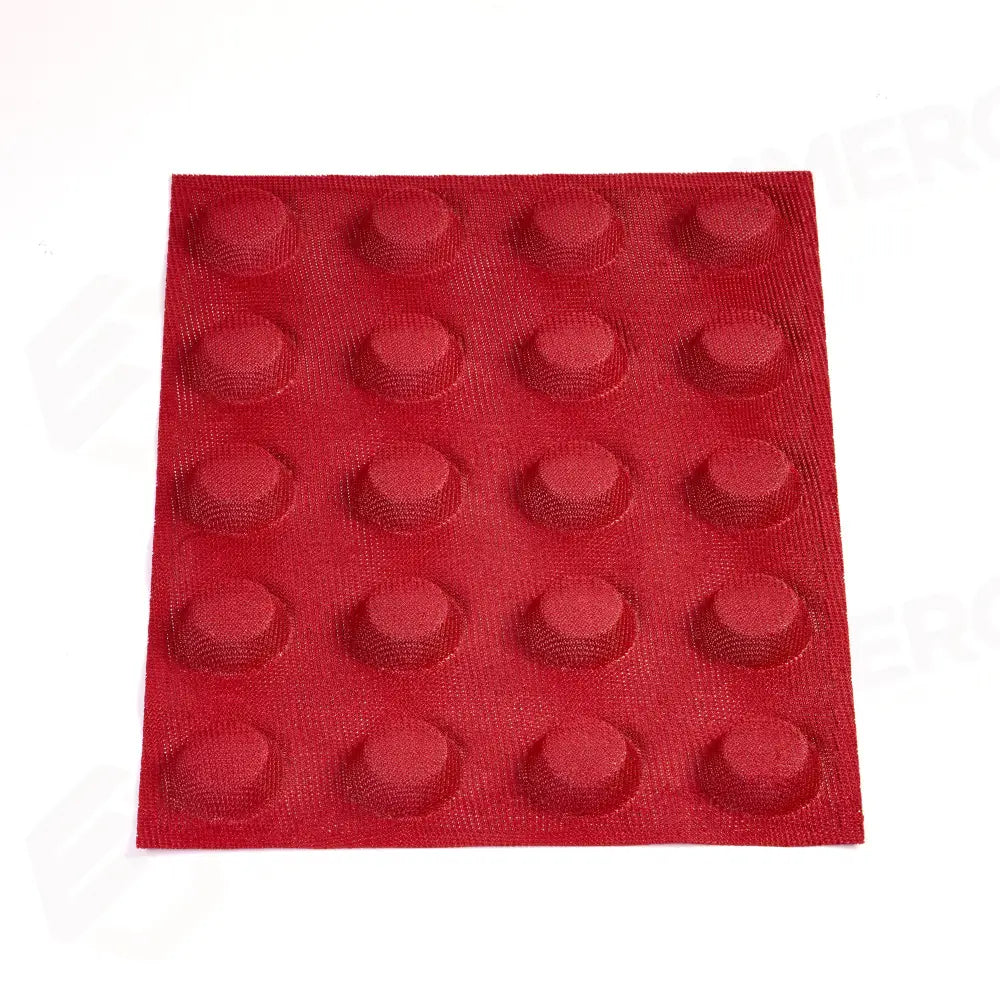 STAMPO MICROFORATO FORMASIL 400 X 300 MM FORME TONDE - 20 IMPRONTE Ø SUP. 48 MM Ø INF. 36 MM X H 16 MM VOL. 22 ML