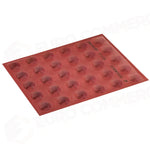 STAMPO MICROFORATO FORMASIL 400 X 300 MM FORME TONDE - 30 IMPRONTE Ø SUP. 40 MM Ø INF. 32 MM X H 16 MM VOL. 16 ML