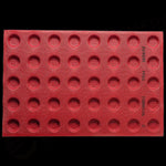 STAMPO MICROFORATO FORMASIL 600 X 400 MM FORME TONDE - 40 IMPRONTE Ø SUP. 48 MM Ø INF. 36 MM X H 16 MM VOL. 22 ML