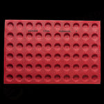 STAMPO MICROFORATO FORMASIL 600 X 400 MM FORME TONDE - 60 IMPRONTE Ø SUP. 40 MM Ø INF. 32 MM X H 16 MM VOL. 16 ML