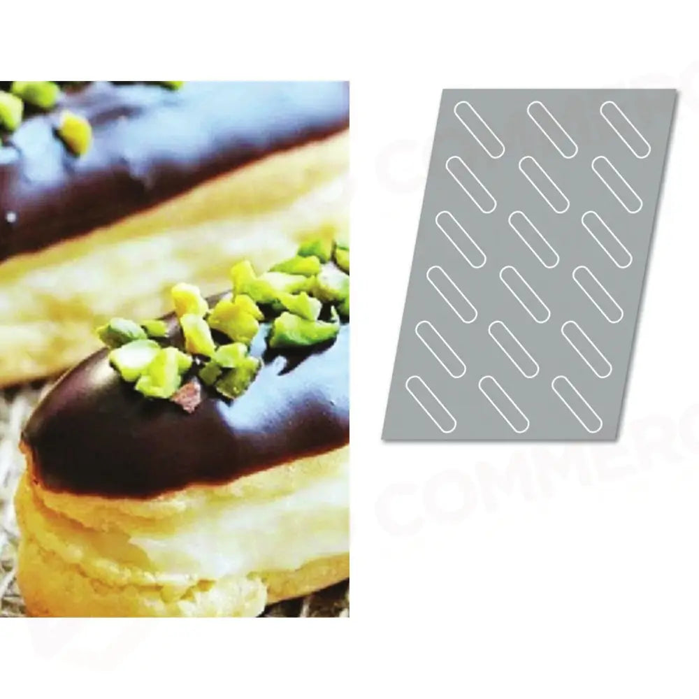 STAMPO MULTIPLO ECLAIRS - PER MANCINI. - ARTICOLI CUCINA E PASTICCERIA - PADERNO