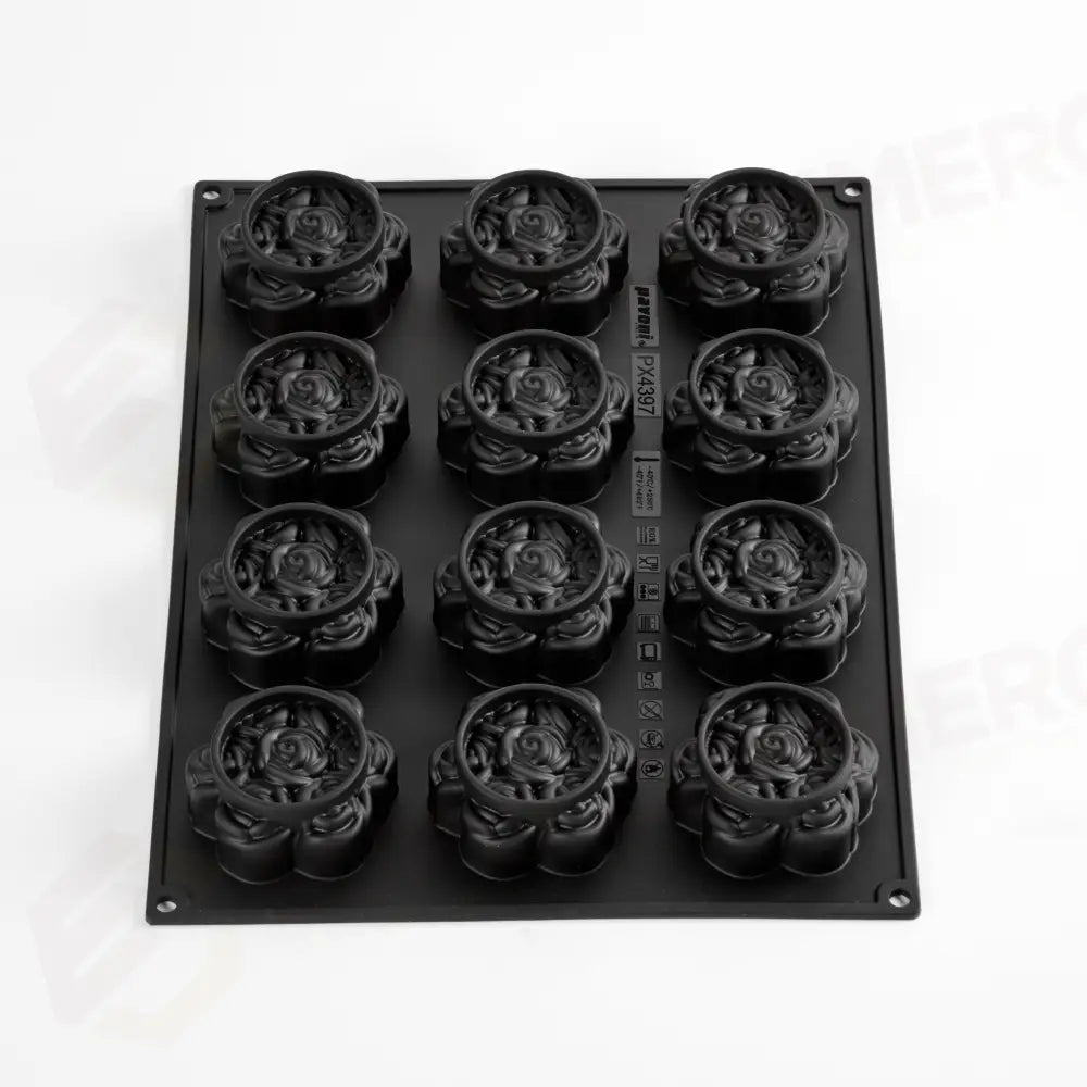 STAMPO PAVOFLEX 400X300 BOUQUET DE ROSES CÉDRIC GROLET 12 IMPRONTE - Ø MM 80X35 H - VOL. ~ 100 ML - PX4397S - PAVONI