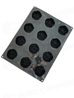 STAMPO PAVOFLEX 400X300 DENTELLE CÉDRIC GROLET 12 IMPRONTE - MM Ø 75XH 45 - VOL. ~ 130 ML - PX4388S - PAVONI ITALIA
