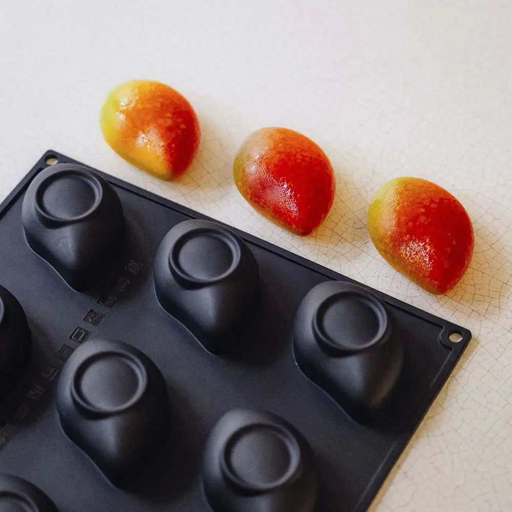STAMPO PAVOFLEX 400X300 MANGO CÉDRIC GROLET 12 IMPRONTE - MM 90X58X35 H - VOL. ~ 95 ML - PX43104S - PAVONI ITALIA
