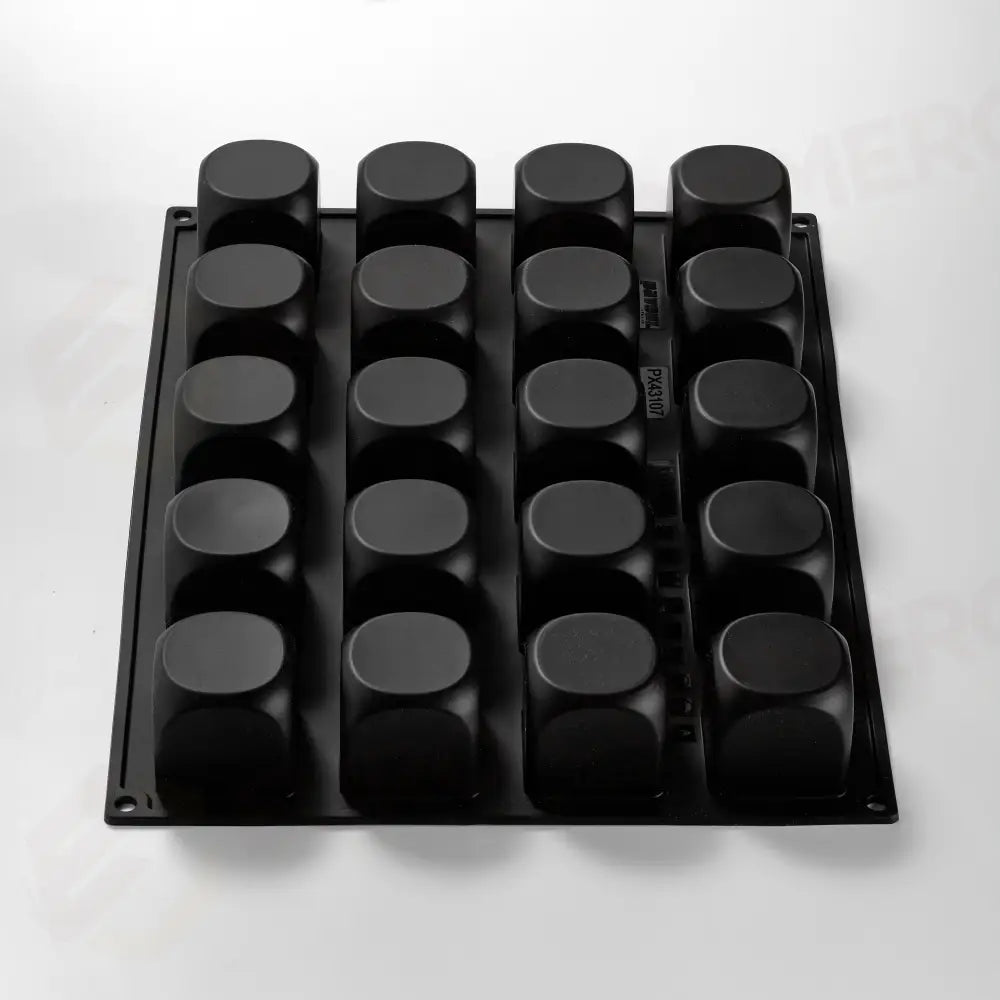 STAMPO PAVOFLEX 400X300 MM DADO KARIM BOURGI 20 IMPRONTE - MM 50X50X50 H - VOL. ~ 120 - PX43107S - PAVONI ITALIA