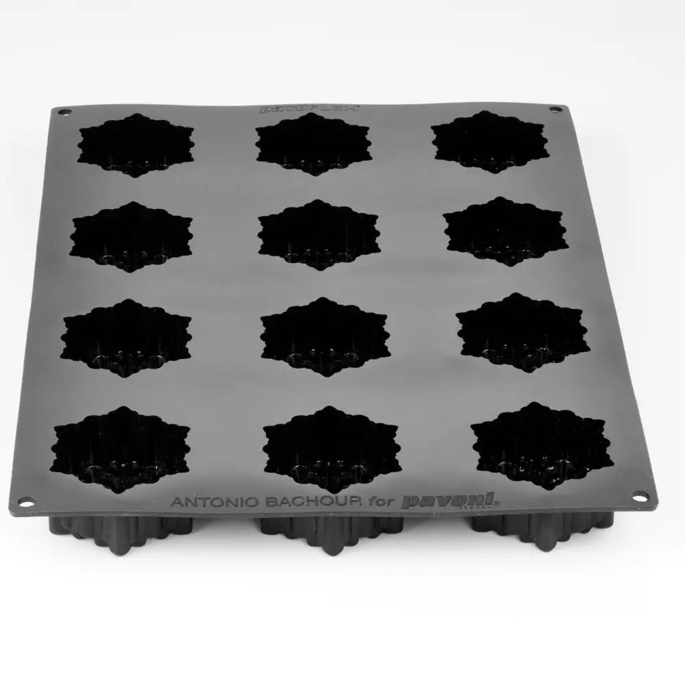 STAMPO PAVOFLEX 400X300 MM FIOCCO DI NEVE ANTONIO BACHOUR 12 IMPRONTE - Ø MM 75×35 H - VOL. ~ 110 ML - PX43125S