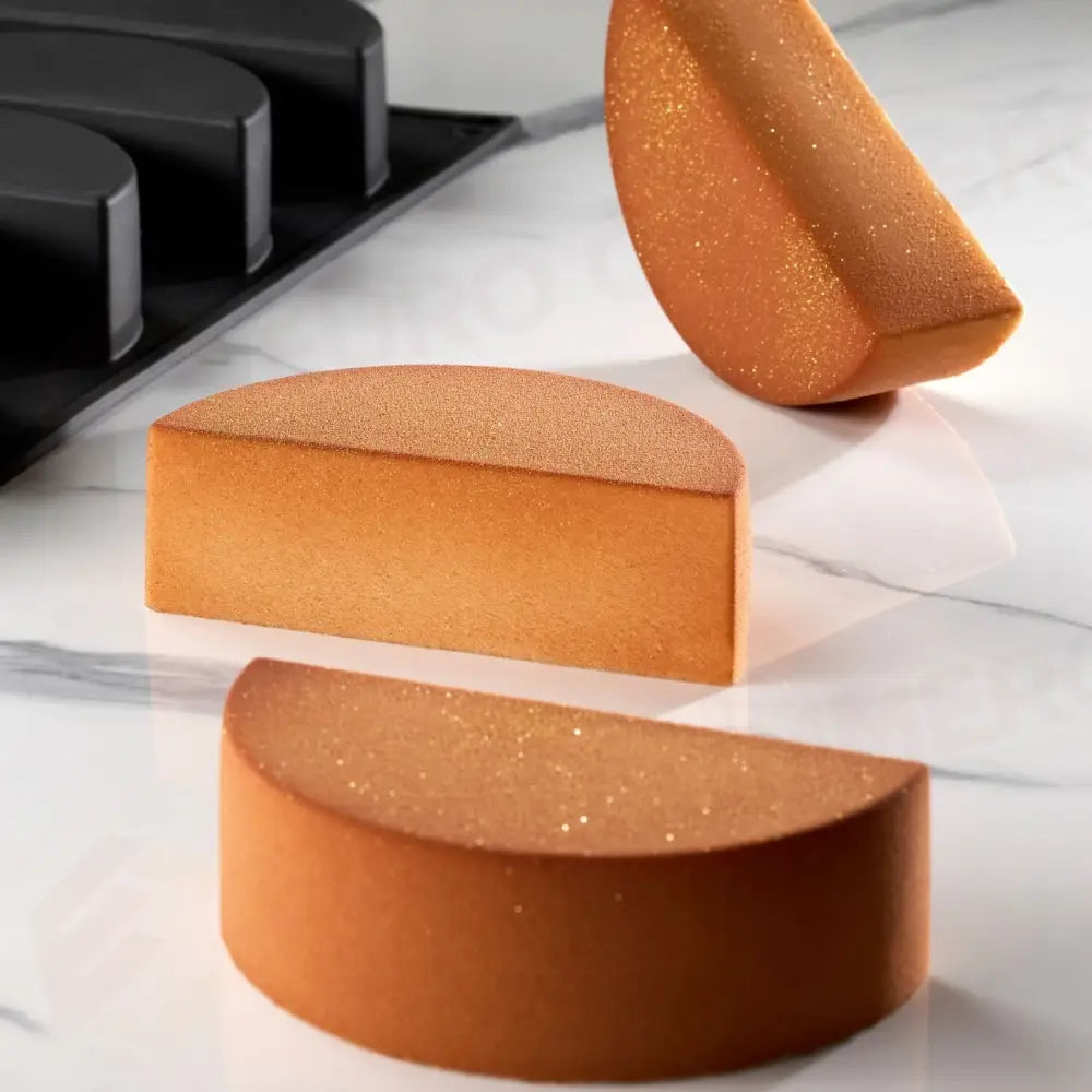 STAMPO PAVOFLEX 400X300 MM HALFMOON 10 IMPRONTE - MM 126X63X40 H - VOL. ~ 240 ML - PXHALFMOONS - PAVONI ITALIA