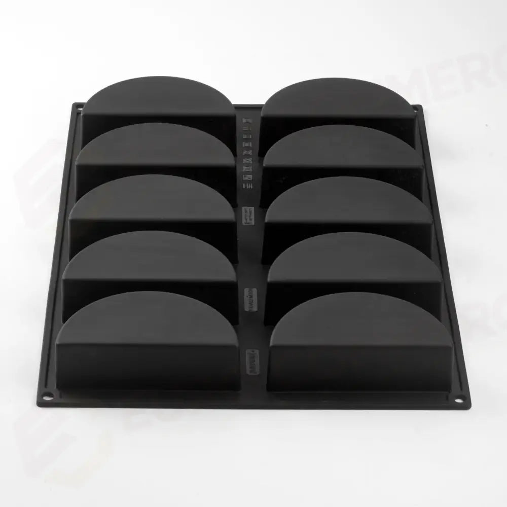 STAMPO PAVOFLEX 400X300 MM HALFMOON 10 IMPRONTE - MM 126X63X40 H - VOL. ~ 240 ML - PXHALFMOONS - PAVONI ITALIA