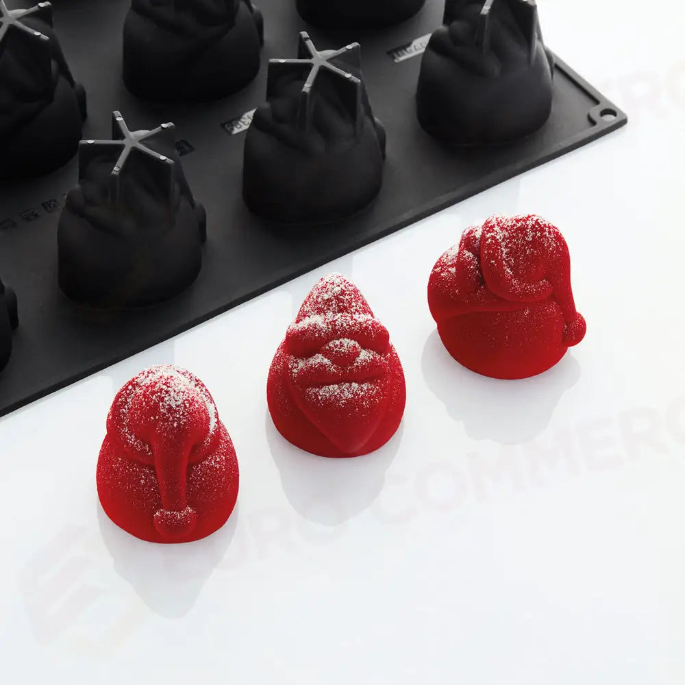 STAMPO PAVOFLEX 400X300 SANTA CLAUS 12 IMPRONTE - MM 60X72XH 70 - VOL. ~ 128 ML - PX4389S - PAVONI ITALIA