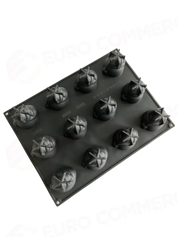 STAMPO PAVOFLEX 400X300 SANTA CLAUS 12 IMPRONTE - MM 60X72XH 70 - VOL. ~ 128 ML - PX4389S - PAVONI ITALIA