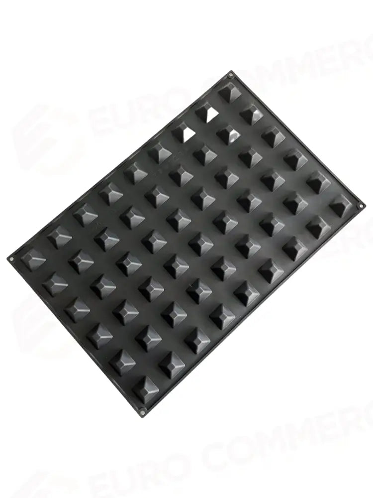 STAMPO PAVOFLEX IN SILICON MINI PIRAMIDE 600 X 400 MM - 54 IMPRONTE 36 X 36 X H 22 MM - VOL.13 - PX079 - PAVONI ITALIA