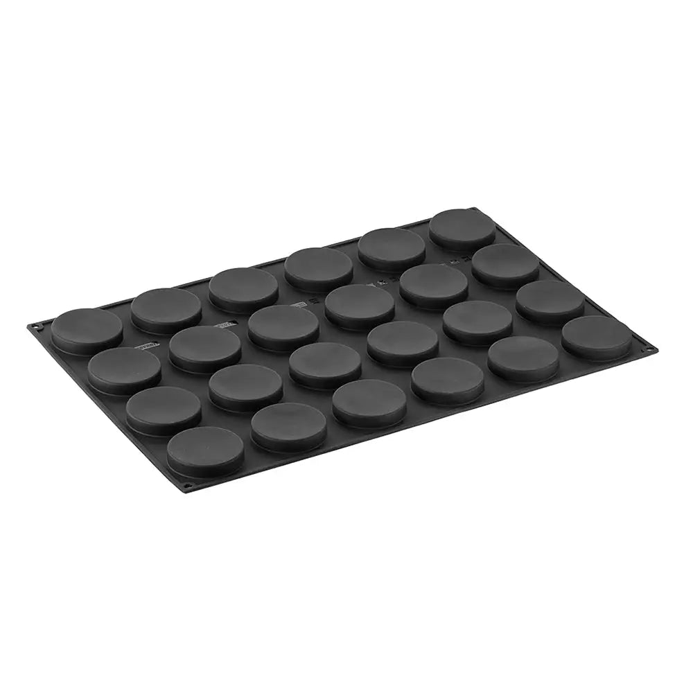 STAMPO PAVOFLEX IN SILICONE 600 X 400 MM - 24 IMPRONTE Ø 74 X H 15 MM - VOL.65 ML - PX078 - PAVONI ITALIA