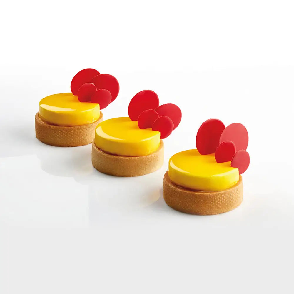 STAMPO PAVOFLEX IN SILICONE 600 X 400 MM - 24 IMPRONTE Ø 74 X H 15 MM - VOL.65 ML - PX078 - PAVONI ITALIA