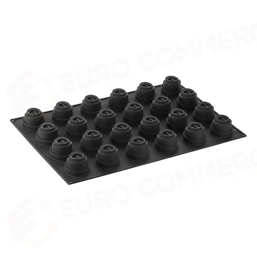 STAMPO PAVOFLEX IN SILICONE BABELE 600 X 400 MM - 24 IMPRONTE Ø 68 X H 50 MM - VOL.130 ML - PX010 - PAVONI ITALIA