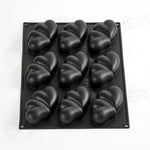 STAMPO PAVOFLEX IN SILICONE BELOVED 400 X 300 MM - 9 IMPRONTE 127 X 71 X H 38 MM - VOL. 200 ML + COPPAPASTA - PX4370S