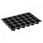 STAMPO PAVOFLEX IN SILICONE BIG MUFFIN 600 X 400 MM - 24 IMPRONTE Ø 85 X H 50 MM - VOL.235 ML - PX056 - PAVONI ITALIA