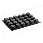 STAMPO PAVOFLEX IN SILICONE BIG MUFFIN 600 X 400 MM - 24 IMPRONTE Ø 85 X H 50 MM - VOL.235 ML - PX056 - PAVONI ITALIA