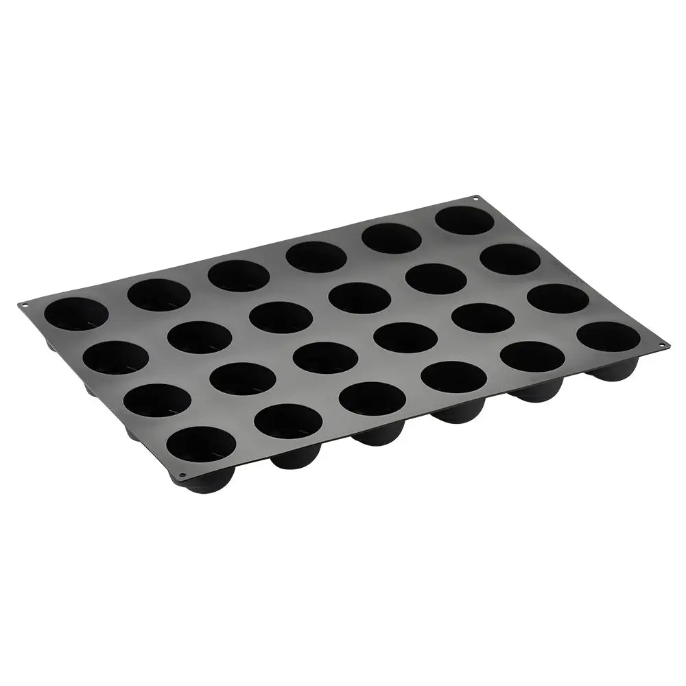 STAMPO PAVOFLEX IN SILICONE BOCCIOLO 600 X 400 MM - 24 IMPRONTE Ø 70 X H 42 MM - VOL.130 ML - PX039 - PAVONI ITALIA