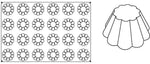 STAMPO PAVOFLEX IN SILICONE BRIOCHETTE 600 X 400 MM - 24 IMPRONTE Ø 79 X H 37 MM - VOL.100 ML - PX003 - PAVONI ITALIA