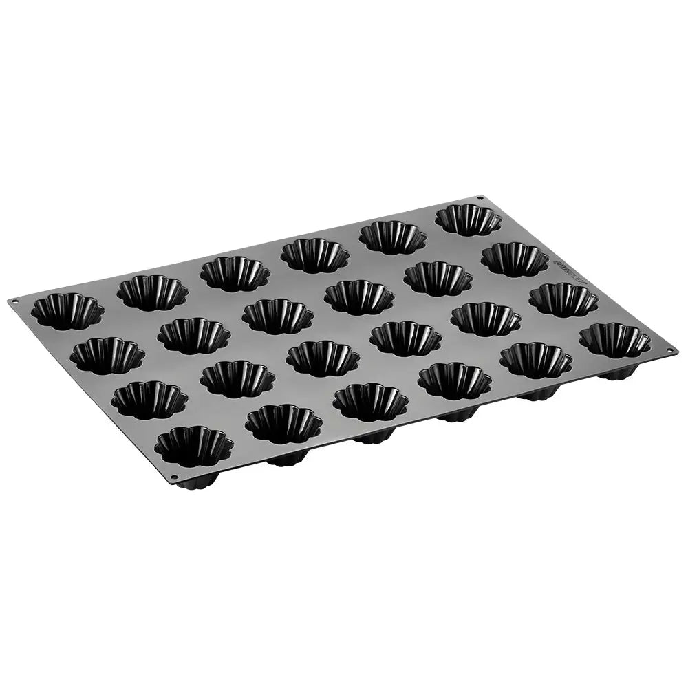 STAMPO PAVOFLEX IN SILICONE BRIOCHETTE 600 X 400 MM - 24 IMPRONTE Ø 79 X H 37 MM - VOL.100 ML - PX003 - PAVONI ITALIA