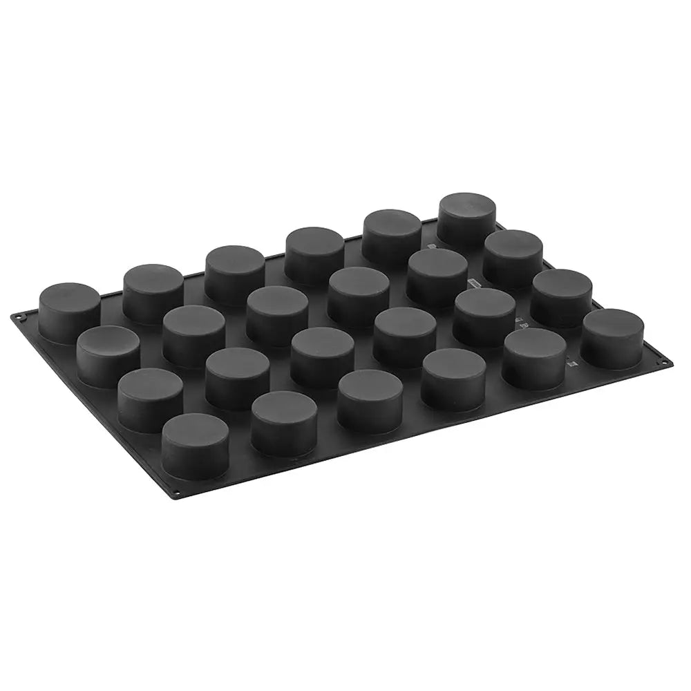 STAMPO PAVOFLEX IN SILICONE CILINDRO 600 X 400 MM - 24 IMPRONTE Ø 65 X H 40 MM - VOL.130 ML - PX057 - PAVONI ITALIA