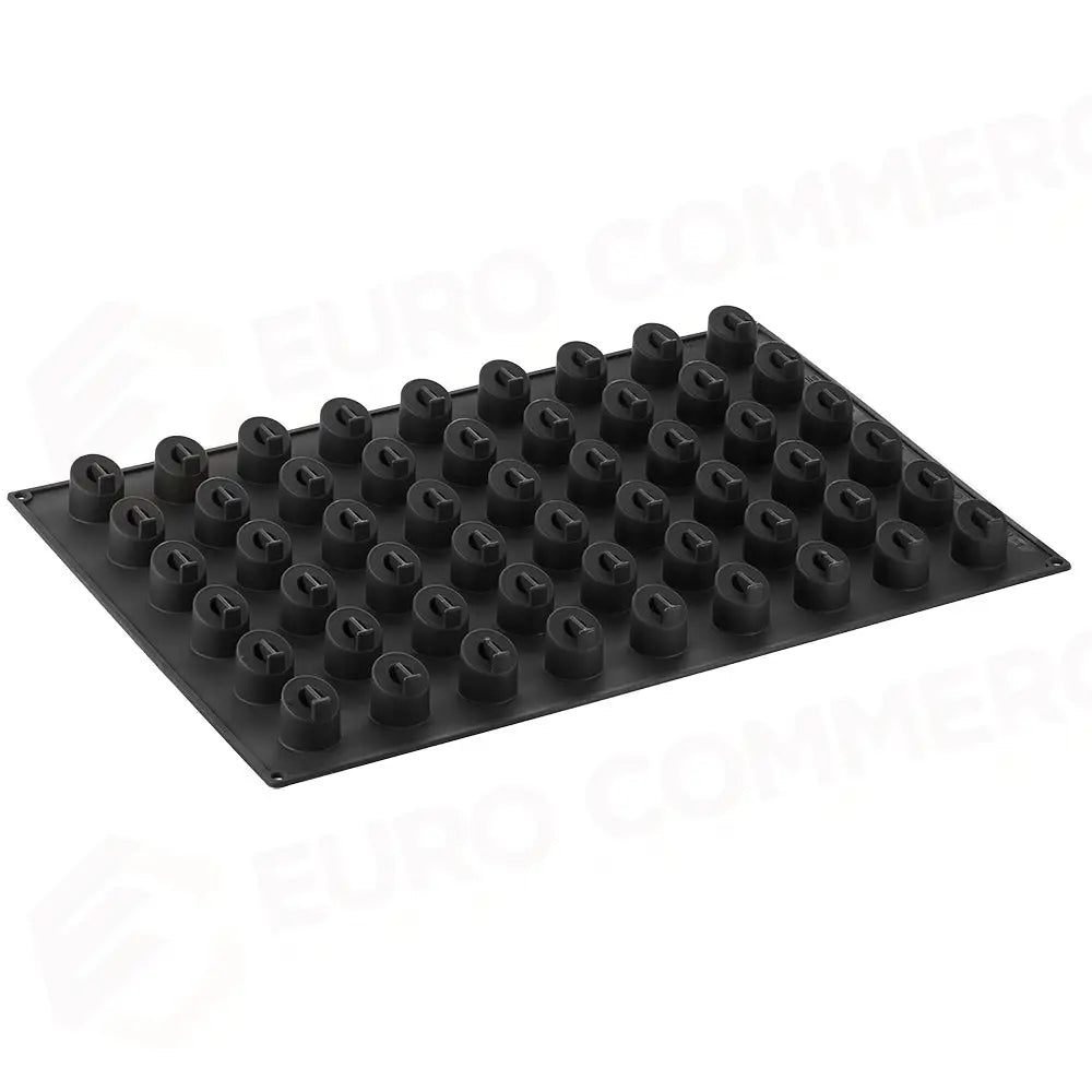 STAMPO PAVOFLEX IN SILICONE CILINDRO MIGNON 600 X 400 MM - 54 IMPRONTE Ø 35 X H 35 MM - VOL.25 - PX013 - PAVONI ITALIA