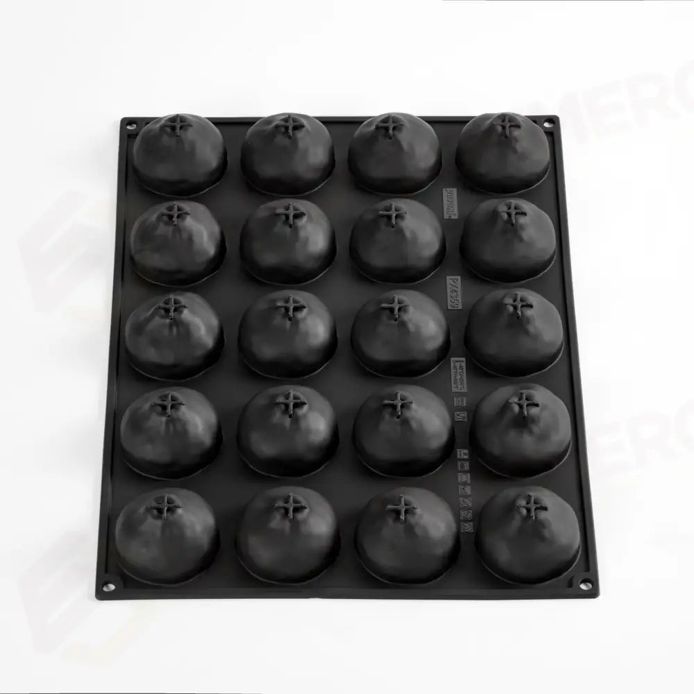 STAMPO PAVOFLEX IN SILICONE CITRON 400 X 300 MM CÉDRIC GROLET - 20 IMPRONTE Ø 60 X H 37 MM - VOL. 65 ML - PX4359S