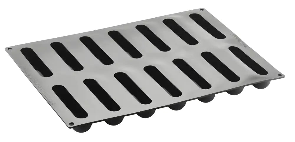 STAMPO PAVOFLEX IN SILICONE CONFY 400 X 300 MM - 14 IMPRONTE 128 X 30 X H 28 MM - VOL.90 ML + COPPAPASTA CPX01 + PACK