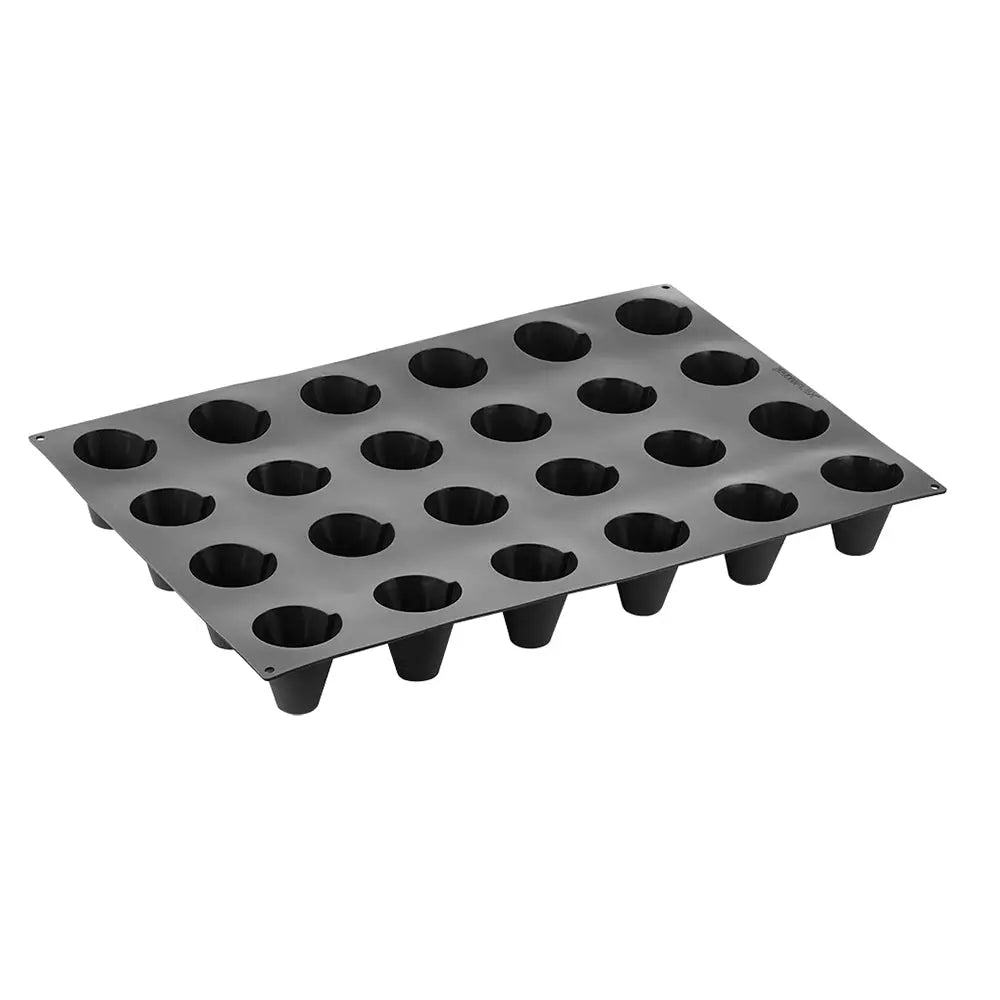 STAMPO PAVOFLEX IN SILICONE CONO 600 X 400 MM - 24 IMPRONTE Ø 65 X H 65 MM - VOL.125 ML - PX021 - PAVONI ITALIA