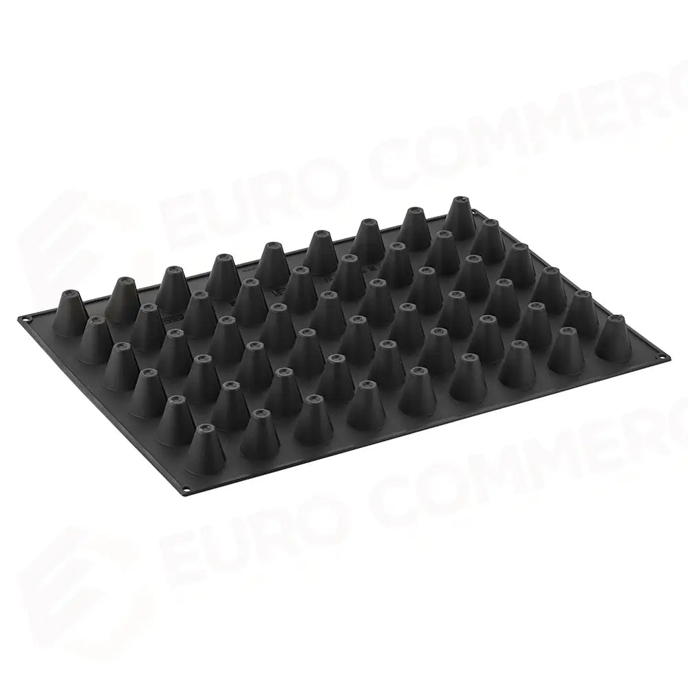 STAMPO PAVOFLEX IN SILICONE CONO 600 X 400 MM - 54 IMPRONTE Ø 40 X H 43 MM - VOL.30 ML - PX022 - PAVONI ITALIA