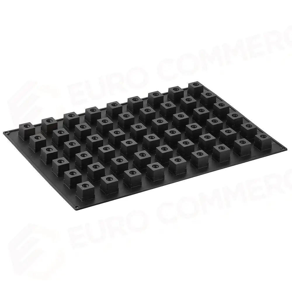 STAMPO PAVOFLEX IN SILICONE CUBO MIGNON 600 X 400 MM - 54 IMPRONTE 30 X 30 X H 30 MM - VOL.25 - PX012 - PAVONI ITALIA