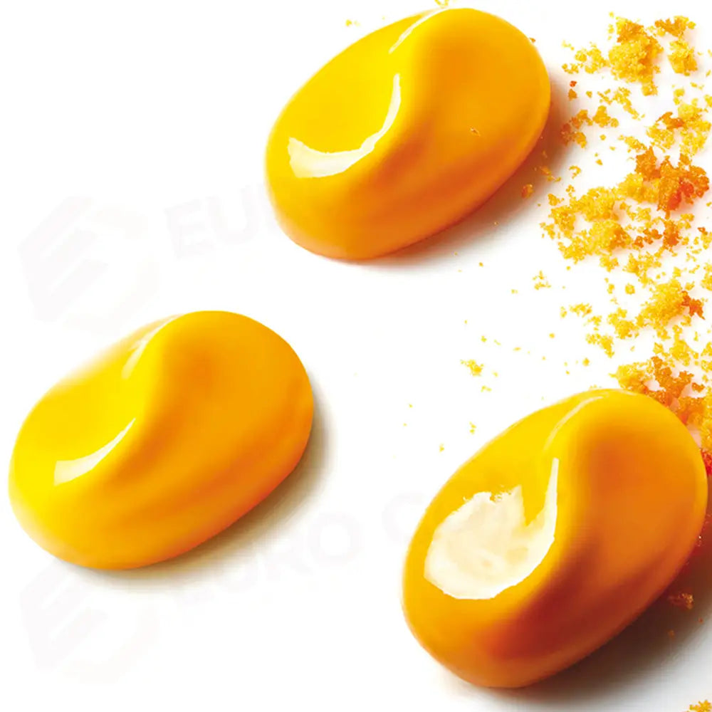 STAMPO PAVOFLEX IN SILICONE CURVY 400 X 300 MM - 12 IMPRONTE 83 X 53 X H 42 MM - VOL.100 ML + PX4304S - PAVONI ITALIA