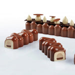 STAMPO PAVOFLEX IN SILICONE DADA 400 X 300 MM - 5 IMPRONTE 360 X 42 X H 37 MM - VOL.420 ML + PX4319S - PAVONI ITALIA