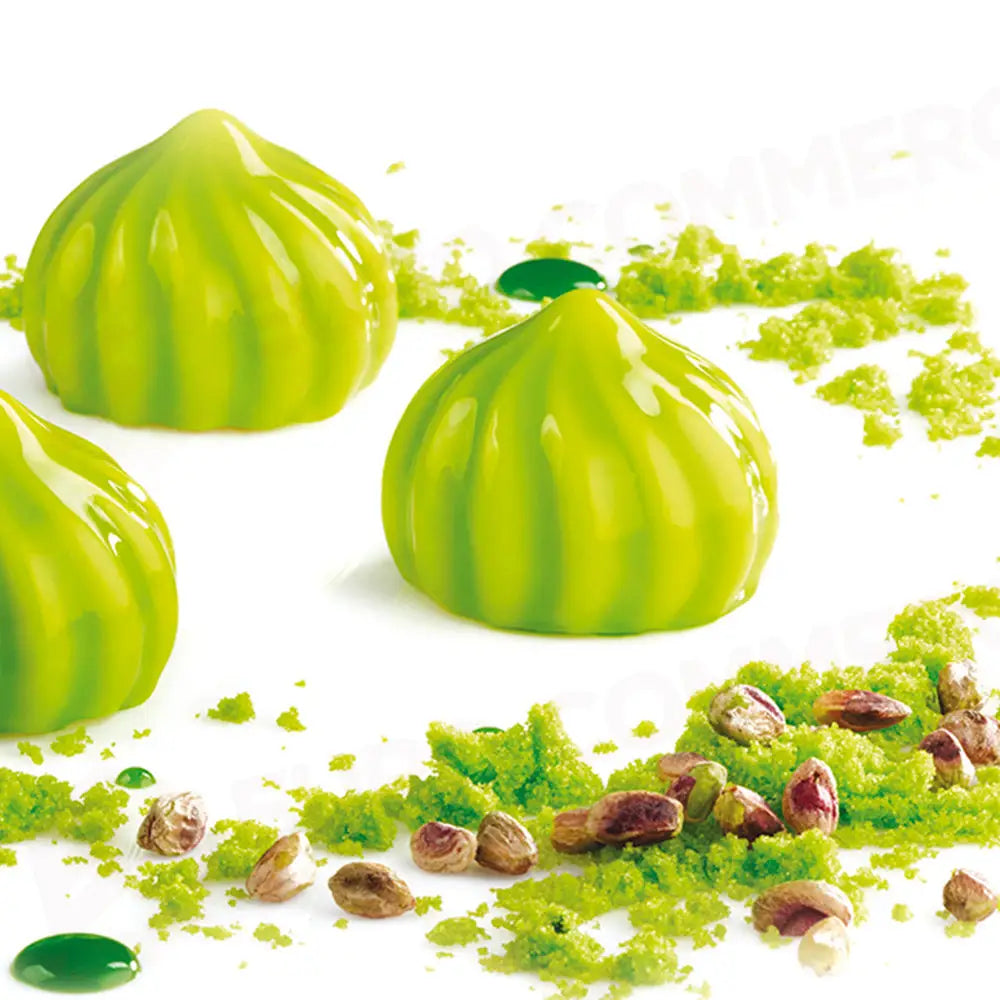 STAMPO PAVOFLEX IN SILICONE DELICE 400 X 300 MM - 12 IMPRONTE Ø 64 X 52 MM - VOL.100 ML + PAC - PX4308S - PAVONI ITALIA