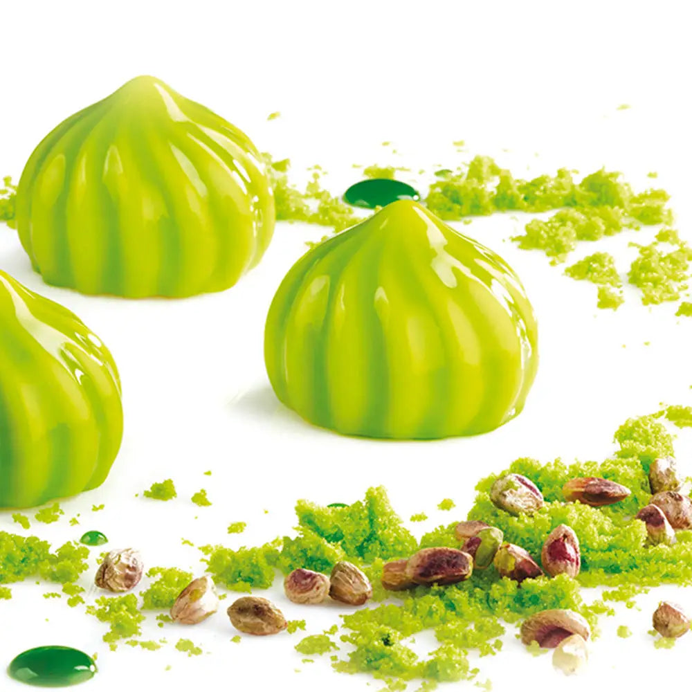 STAMPO PAVOFLEX IN SILICONE DELICE 400 X 300 MM - 12 IMPRONTE Ø 64 X 52 MM - VOL.100 ML + PAC - PX4308S - PAVONI ITALIA