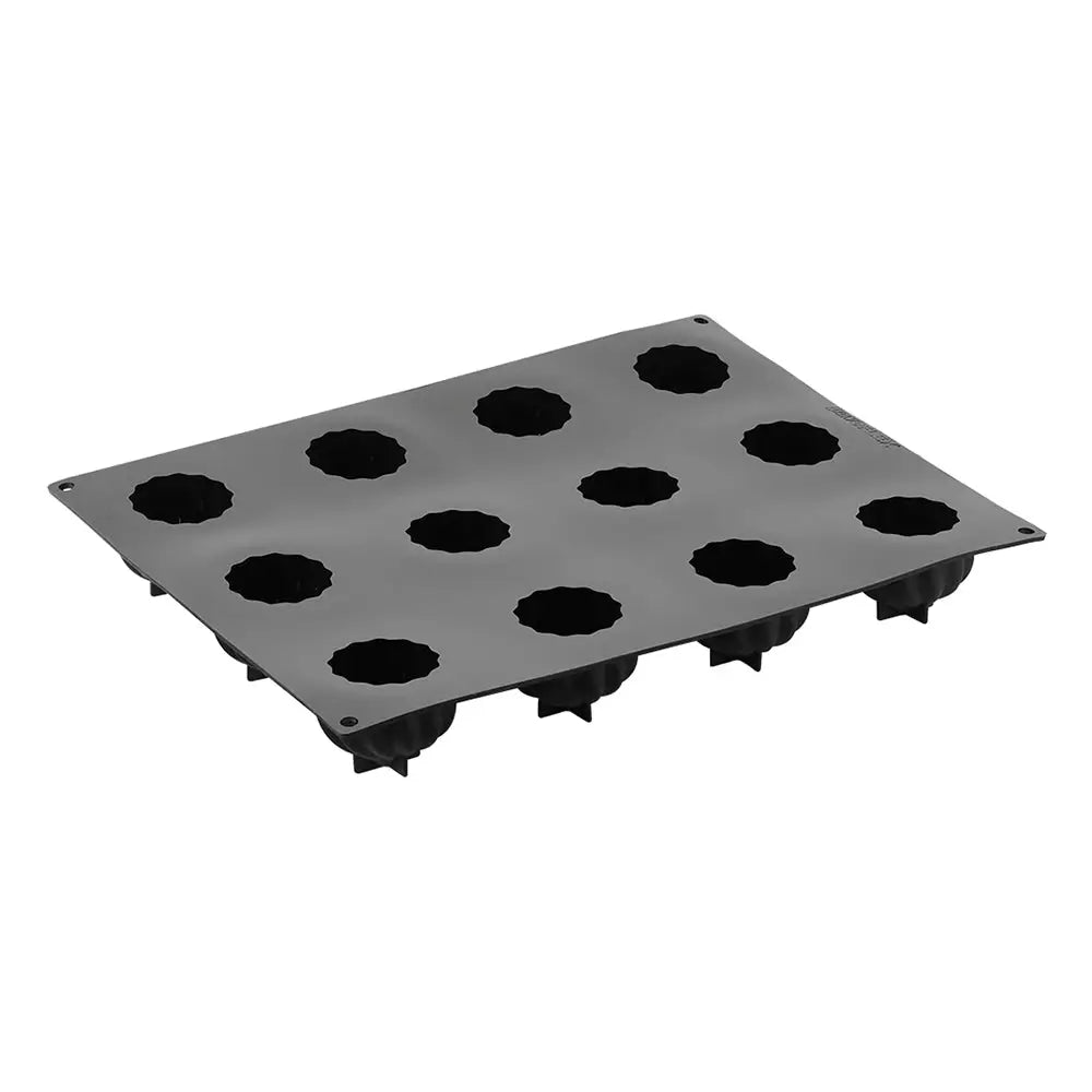 STAMPO PAVOFLEX IN SILICONE DELICE 400 X 300 MM - 12 IMPRONTE Ø 64 X 52 MM - VOL.100 ML + PAC - PX4308S - PAVONI ITALIA
