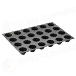 STAMPO PAVOFLEX IN SILICONE FANTASIA 600 X 400 MM - 24 IMPRONTE Ø 75 X H 48 MM - VOL.120 ML - PX018 - PAVONI ITALIA