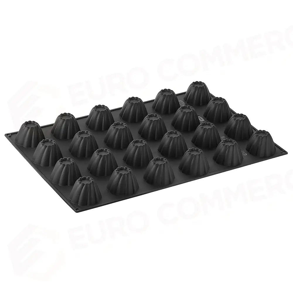 STAMPO PAVOFLEX IN SILICONE FANTASIA 600 X 400 MM - 24 IMPRONTE Ø 75 X H 48 MM - VOL.120 ML - PX018 - PAVONI ITALIA