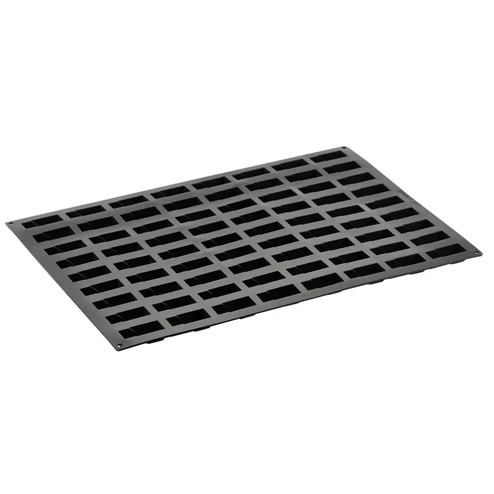 STAMPO PAVOFLEX IN SILICONE FLOW MIGNON 600 X 400 MM - 72 IMPRONTE 60 X 24 X H 23 MM - VOL.25 - PX047 - PAVONI ITALIA