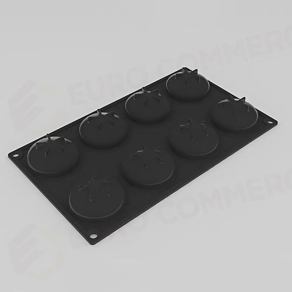 STAMPO PAVOFLEX IN SILICONE FRISBEE FUSTO 300 X 175 MM - 8 IMPRONTE Ø MM 60X28 H VOL. ~ 48 M - PX3208S - PAVONI ITALIA