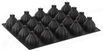 STAMPO PAVOFLEX IN SILICONE GEL 400 X 300 MM - 20 IMPRONTE Ø 60 X H 63 MM - VOL. 90 ML + PACK - BACHOUR - PX4362S