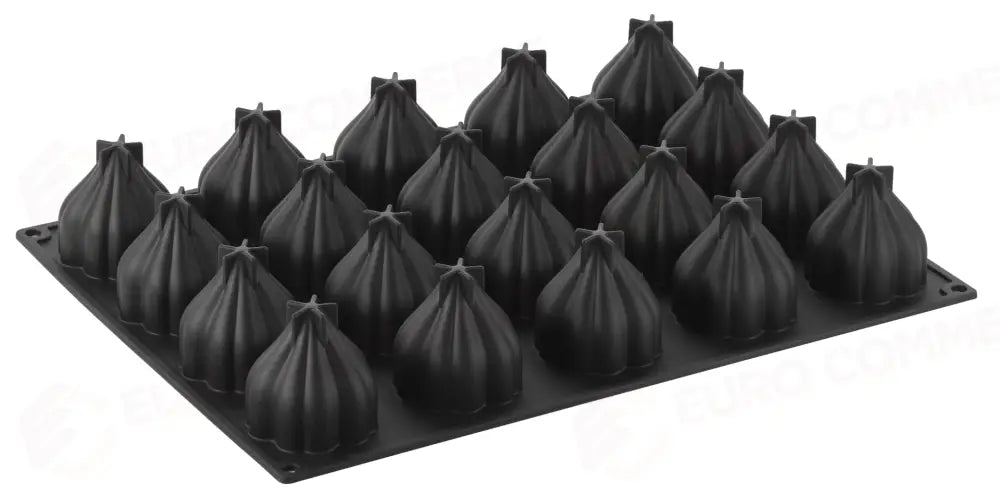 STAMPO PAVOFLEX IN SILICONE GEL 400 X 300 MM - 20 IMPRONTE Ø 60 X H 63 MM - VOL. 90 ML + PACK - BACHOUR - PX4362S