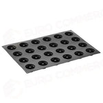 STAMPO PAVOFLEX IN SILICONE GUGLHUPF 600 X 400 MM - 24 IMPRONTE Ø 70 X H 33 MM - VOL.70 ML - PX014 - PAVONI ITALIA
