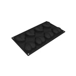 STAMPO PAVOFLEX IN SILICONE HEART FUSTO 300 X 175 MM - 8 IMPRONTE 65 X 60 X H 21 MM - VOL. 46 - PX3206S - PAVONI ITALIA